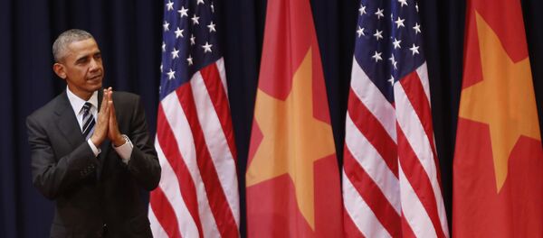 奧巴馬呼籲和平解決南海領土爭端 - 俄羅斯衛星通訊社