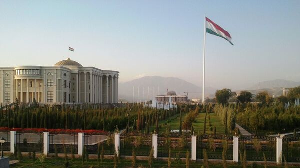 Площадь государственного флага Республики Таджикистан в Душанбе - 俄罗斯卫星通讯社