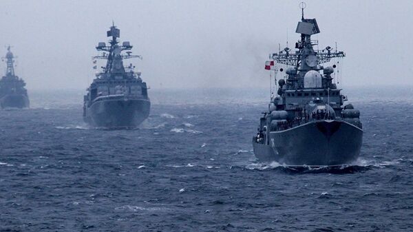俄太平洋舰队在日本海和鄂霍茨克海开启演习，60多艘军舰和保障船参演 - 俄罗斯卫星通讯社