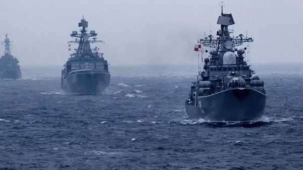 俄太平洋舰队军舰编队远航后返回符拉迪沃斯托克 - 俄罗斯卫星通讯社