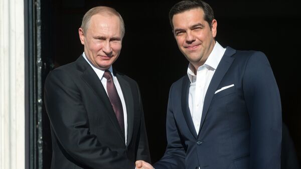 普京相信俄羅斯和希臘有發展經濟關係的前景 - 俄羅斯衛星通訊社