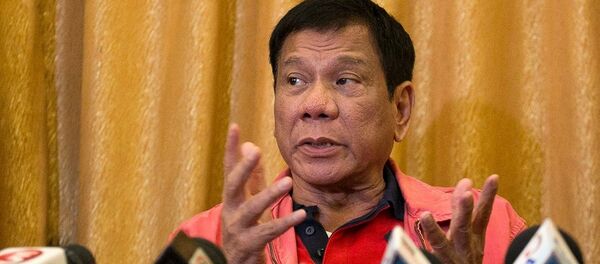 菲律宾总统承诺：“生吞恐怖分子” - 俄罗斯卫星通讯社