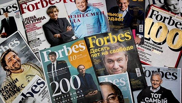 媒体：15名俄富豪入围全球最富人排名 - 俄罗斯卫星通讯社