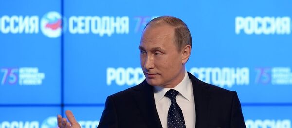 普京祝賀“今日俄羅斯”國際通訊社成立75週年 普京祝賀“今日俄羅斯”國際通訊社成立75週年 - 俄羅斯衛星通訊社