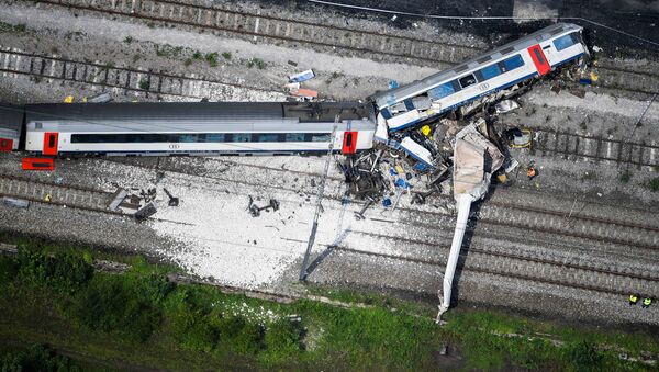 媒体：美国列车脱轨事故受伤人数接近30人 - 俄罗斯卫星通讯社