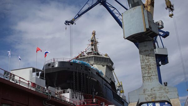 俄海軍計劃在2018年獲首艘北極破冰巡邏船 - 俄羅斯衛星通訊社