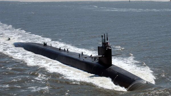 美国密西西比号核潜艇驶入釜山港 - 俄罗斯卫星通讯社