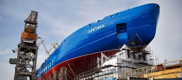 新型核动力破冰船可穿越北极把俄石油天然气运抵亚太国家 新型核动力破冰船可穿越北极把俄石油天然气运抵亚太国家 - 俄罗斯卫星通讯社