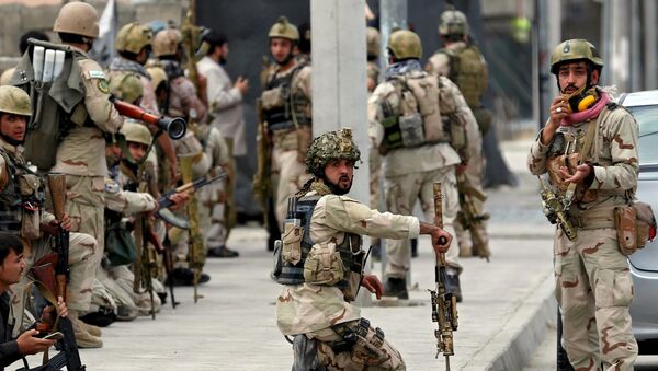 Афганские силы безопасности в Кабуле - 俄罗斯卫星通讯社