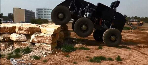 以色列展出新型全能機器人坦克 - 俄羅斯衛星通訊社