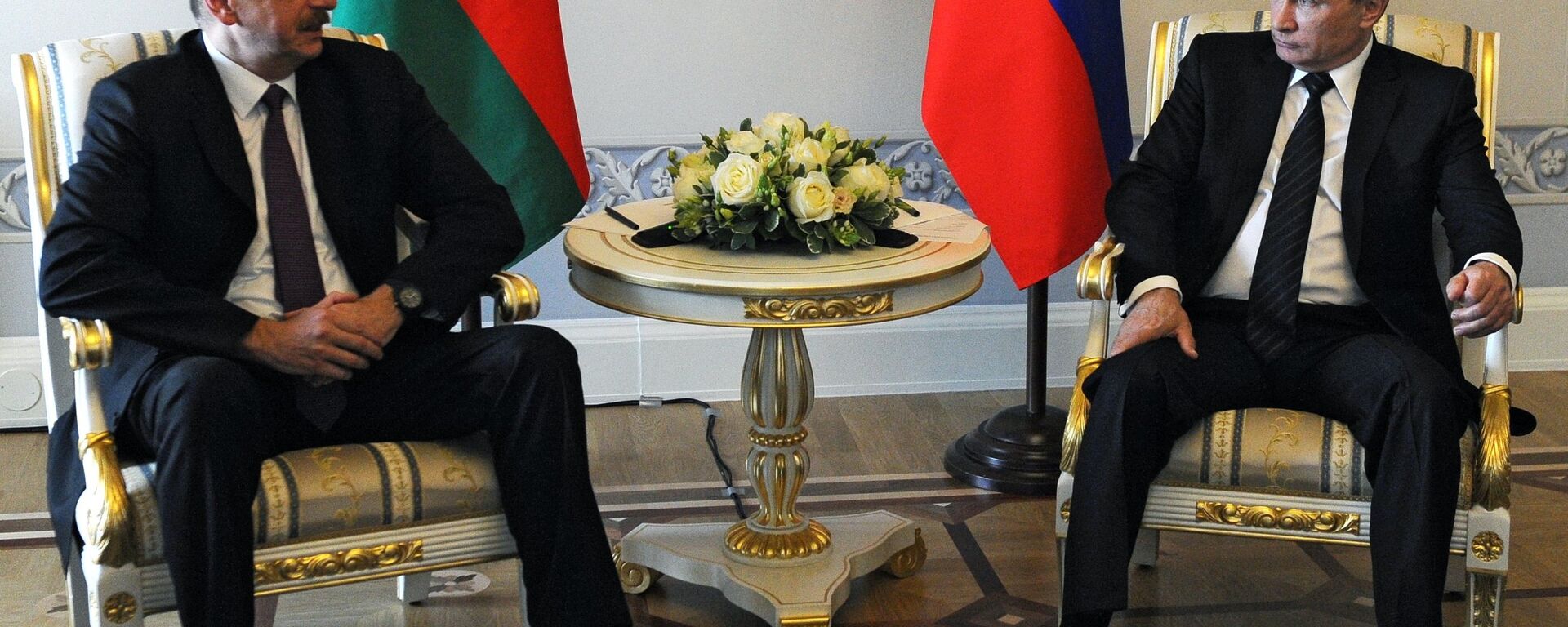 俄罗斯总统弗拉基米尔•普京和阿塞拜疆总统伊利哈姆•阿利耶夫 - 俄罗斯卫星通讯社, 1920, 21.09.2023