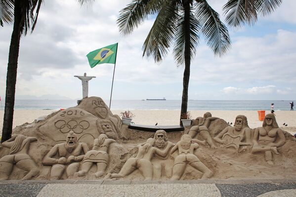 里约奥运主题沙雕 - 俄罗斯卫星通讯社