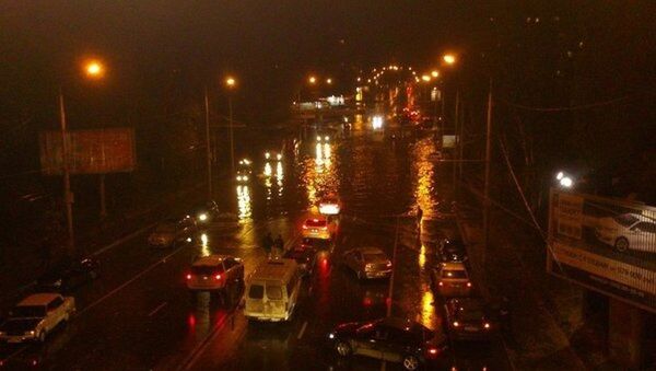 強風暴雨在頓河畔羅斯托夫引發洪災 - 俄羅斯衛星通訊社