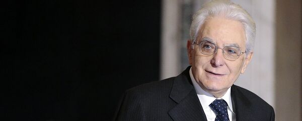 意大利总统塞尔焦•马塔雷拉 意大利总统塞尔焦•马塔雷拉 - 俄罗斯卫星通讯社