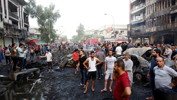 電視台：憤怒的伊拉克人將伊總理車隊從恐怖襲擊現場點逼走 - 俄羅斯衛星通訊社