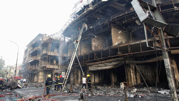 媒体：巴格达市中心的爆炸造成10死21伤 - 俄罗斯卫星通讯社
