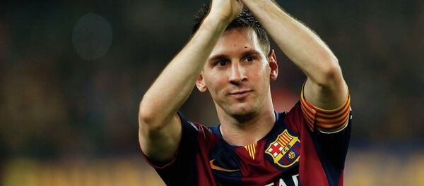 巴塞罗那球员利昂内尔·梅西 巴塞罗那球员利昂内尔·梅西 - 俄罗斯卫星通讯社