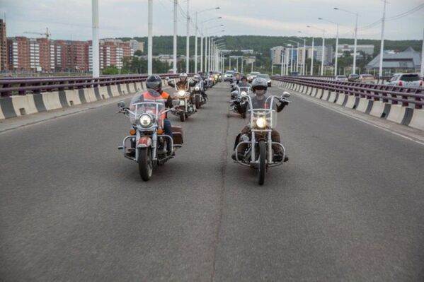 中国-叶卡捷琳堡摩托车骑行活动参与者 - 俄罗斯卫星通讯社