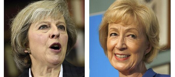 特蕾莎·梅和安德烈娅·利德索姆 - 俄罗斯卫星通讯社