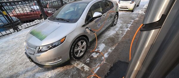 媒体：电动车可在俄免费停车并免缴交通税 - 俄罗斯卫星通讯社