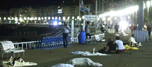 法国尼斯一辆货车冲入人群 车上有人开火造成人员死亡 - 俄罗斯卫星通讯社