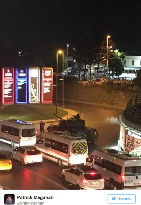 坦克被调遣至伊斯坦布尔阿塔图尔克机场 - 俄罗斯卫星通讯社