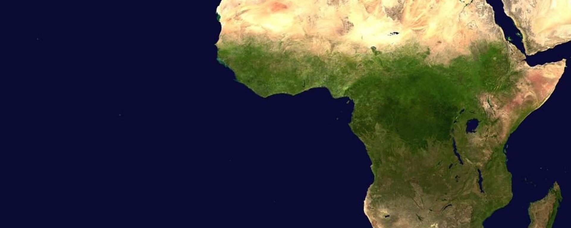 非洲大陆的卫星影像图 - 俄罗斯卫星通讯社, 1920, 15.12.2021
