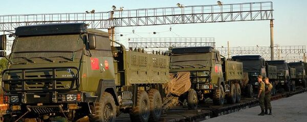 參加“東方-2018演習的中國先頭部隊抵達俄外貝加爾 - 俄羅斯衛星通訊社