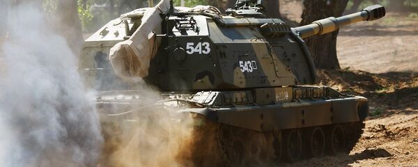 俄東部軍區炮兵部隊在外貝加爾邊疆區進行訓練 - 俄羅斯衛星通訊社