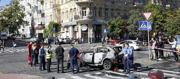 乌克兰内务部：著名记者舍列梅特出事的车辆可能被远程引爆 - 俄罗斯卫星通讯社