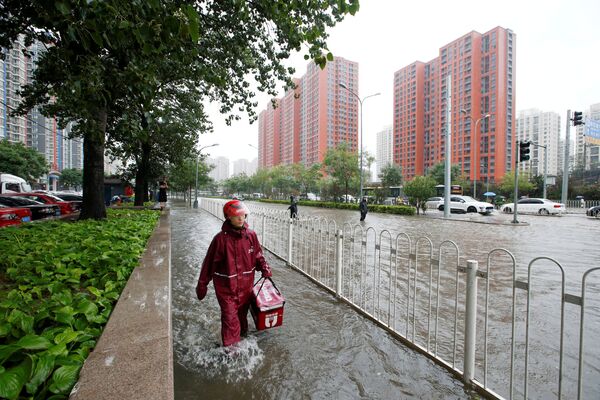 中国暴雨 - 俄罗斯卫星通讯社