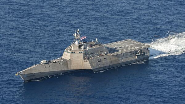 美國海軍首次在太平洋成功試射魚叉導彈 - 俄羅斯衛星通訊社