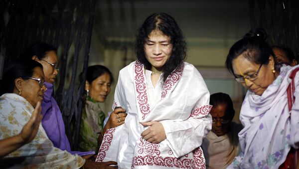 印度活動家決定停止長達16年的絕食 - 俄羅斯衛星通訊社