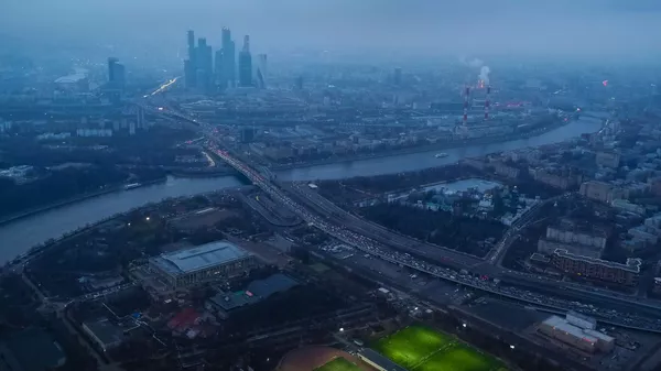 Вид на Москву с высоты птичьего полета - 俄羅斯衛星通訊社
