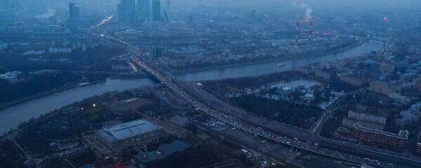 Вид на Москву с высоты птичьего полета Вид на Москву с высоты птичьего полета - 俄羅斯衛星通訊社