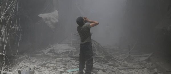 极端分子在叙利亚阿勒颇使用化学武器 导致5 人死亡 极端分子在叙利亚阿勒颇使用化学武器 导致5 人死亡 - 俄罗斯卫星通讯社