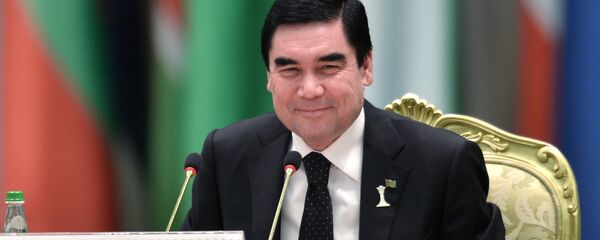 土庫曼斯坦總統騎自行車去政府開會 - 俄羅斯衛星通訊社