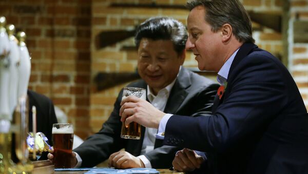 媒体：中国投资者收购习近平和卡梅伦喝啤酒的英国酒吧 - 俄罗斯卫星通讯社