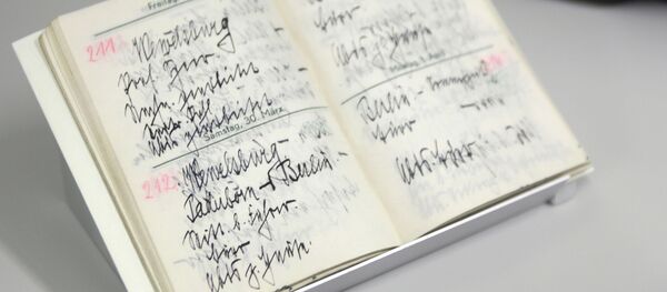 在俄發現希姆萊日記中令人震驚的部分 在俄發現希姆萊日記中令人震驚的部分 - 俄羅斯衛星通訊社