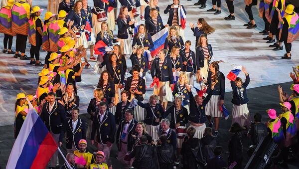 里约奥运会开幕式运动员入场仪式结束 - 俄罗斯卫星通讯社