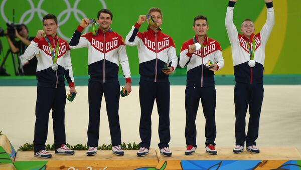 俄體操選手獲2016年奧運會男團銀牌 - 俄羅斯衛星通訊社
