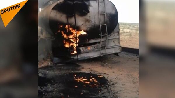 叙军击毁了“伊斯兰国”的运油车 - 俄罗斯卫星通讯社