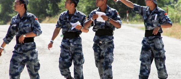 俄空降兵在華訓練備戰“空降排”比賽 - 俄羅斯衛星通訊社