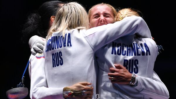 俄获里约奥运会女子重剑团体铜牌 - 俄罗斯卫星通讯社
