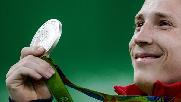 俄體操選手阿布利亞金跳馬摘銀 - 俄羅斯衛星通訊社