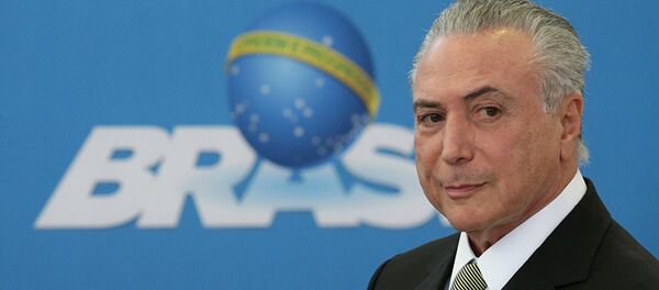 媒體：巴西臨時總統將不出席奧運會閉幕式 - 俄羅斯衛星通訊社