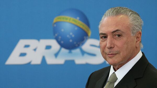 媒体：巴西临时总统将不出席奥运会闭幕式 - 俄罗斯卫星通讯社