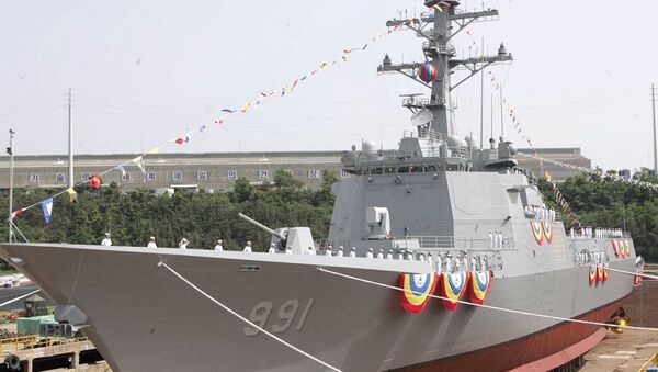 South Korean Navy's first Aegis destroyer King Sejong - 俄罗斯卫星通讯社