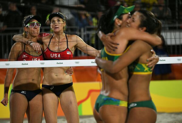 里约奥运会女子沙滩排球精彩时刻 - 俄罗斯卫星通讯社