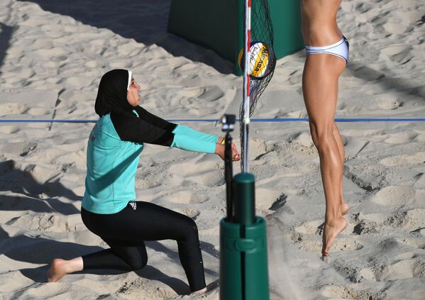 里約奧運會女子沙灘排球精彩時刻 - 俄羅斯衛星通訊社
